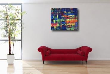 Buy abstract painting hand-painted unique waiting area praxis